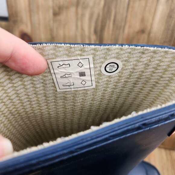 Womens Hunter Boot Original size 6 Tall Navy‎ Blue Mid Calf Rain Boots - Picture 14 of 14